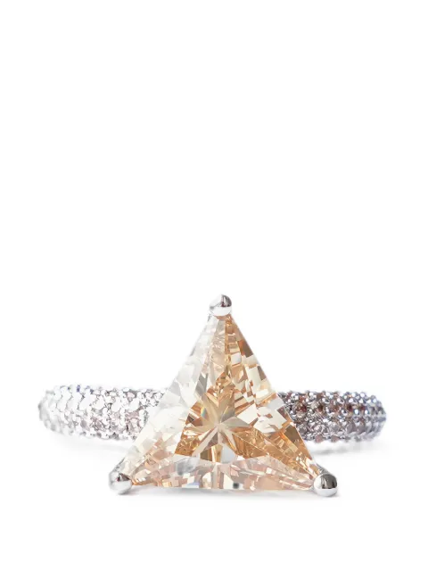 Izabel Display Mega triangle ring Silver RCCMT