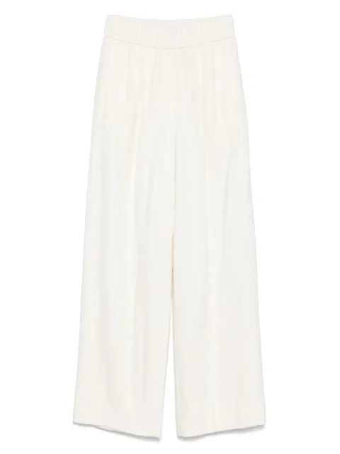 Peserico pleated wide-leg trousers Neutrals P04151J006911