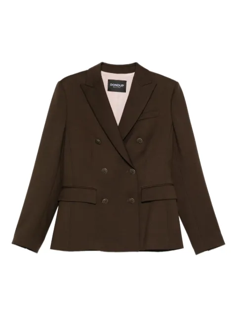 DONDUP double-breasted buttoned jacket Brown DJ441WF0178DXXXDD