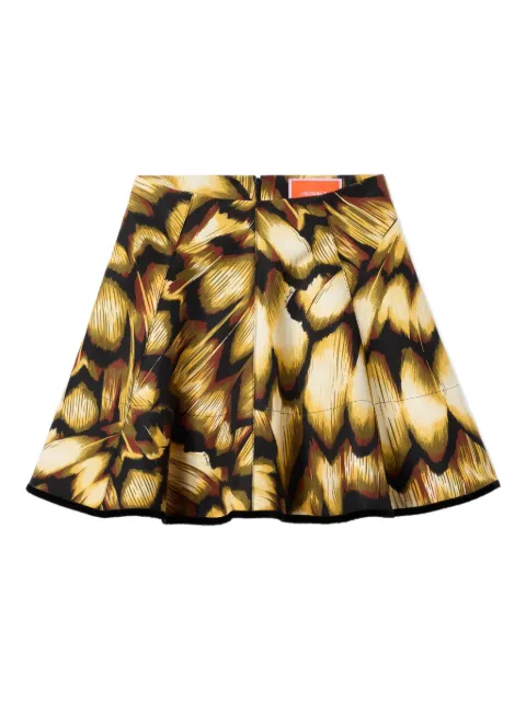 La DoubleJ all-over print mini skirt Black SKI0161CAD001MNR01BL01