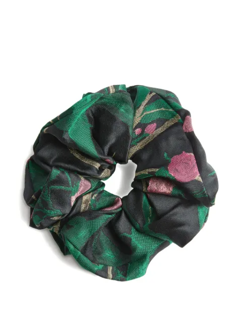 La DoubleJ Giga jacquard-pattern scrunchie Black SCR0003JCQ119BMB02BL01