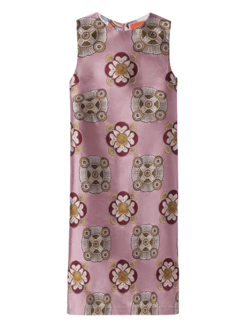 La DoubleJ floral-print sleeveless midi dress Pink DRE0389JCQ114NUC03PI10