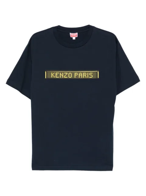 Kenzo digital-print T-shirt Blue FF65TS4534SG