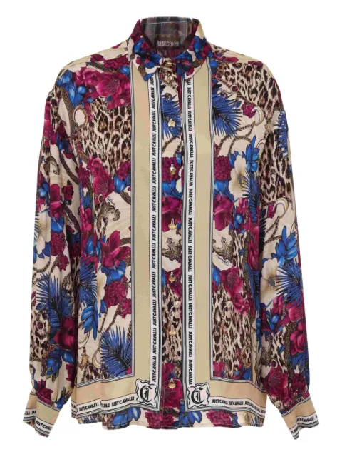 Just Cavalli floral-print shirt Multicolour 79PAL2P6NS751
