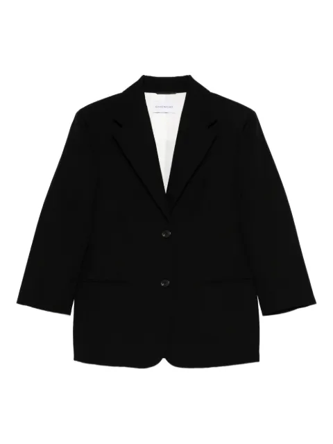 Givenchy three-button notched-lapel jacket Black BW30L4164J