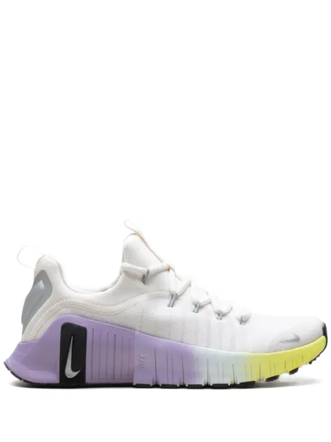 Nike Free Metcon 6 SE "Phantom Black Hydrangeas Metallic Silver" sneakers White HJ6214