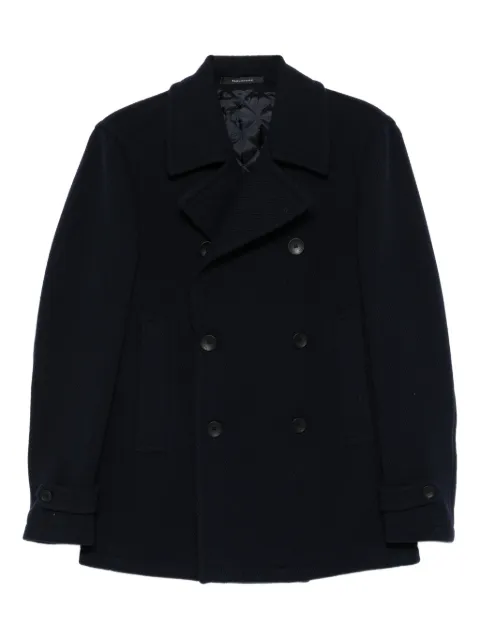 Tagliatore double-breasted peacoat Blue MONACOF340281U