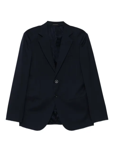 Giorgio Armani single-breasted blazer Blue 8CGGG040T00FO