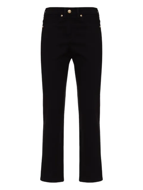 Just Cavalli logo-patch jeans Black 79PAB5L1CDWC5