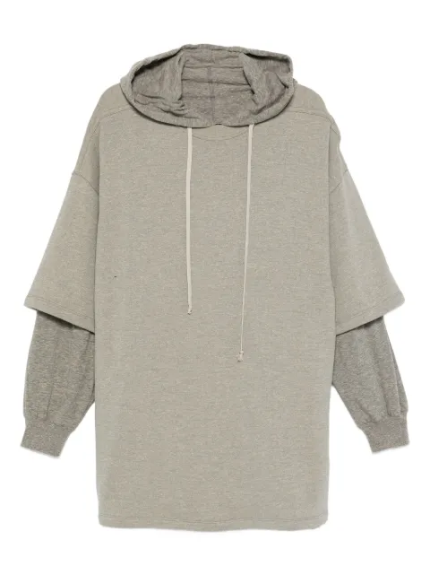 Rick Owens DRKSHDW double-layered hoodie Grey DU02E7271FGMJGM