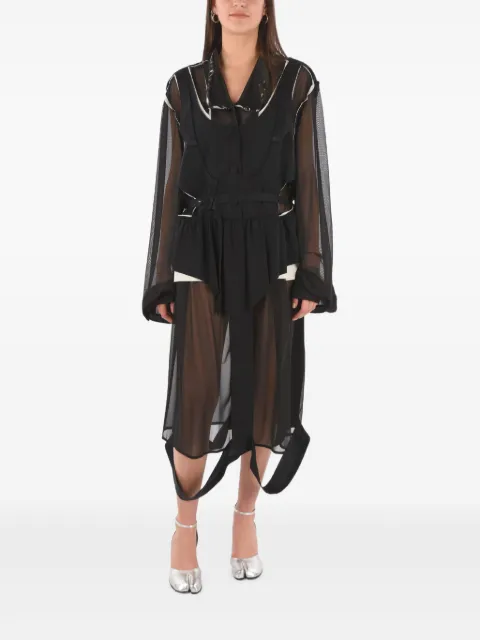 Maison Margiela cut-out midi dress Black S29CT0860
