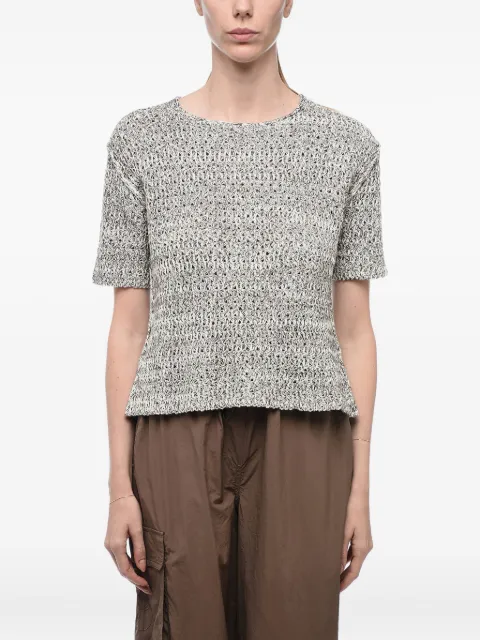 Jil Sander knitted short-sleeve T-shirt Grey J40GC0102J15367