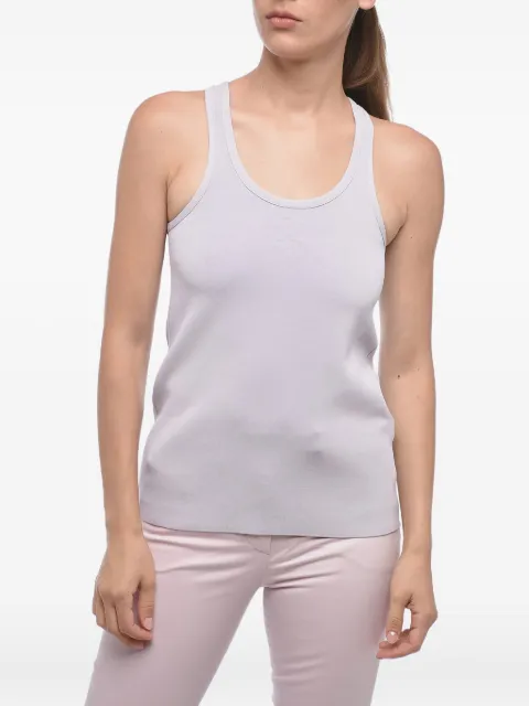 Jil Sander embossed racerback top Purple J02NC0120J18261