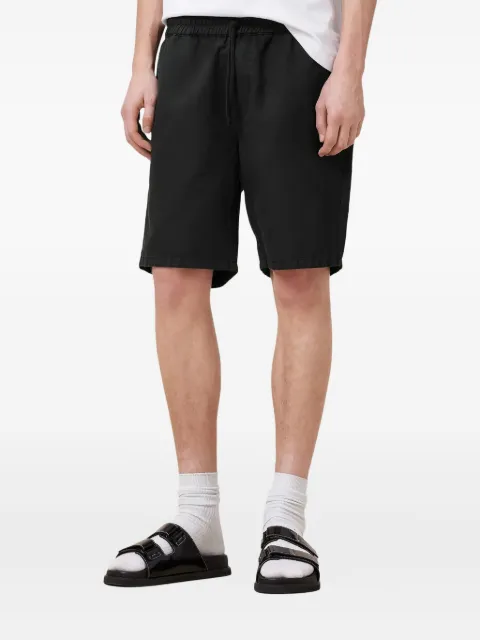 AllSaints drawstring elastic-waist shorts Black HANBURYM022TA
