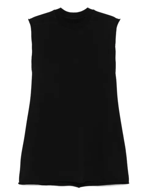 Rick Owens round-neck sleeveless vest Black RR02E1108RIG