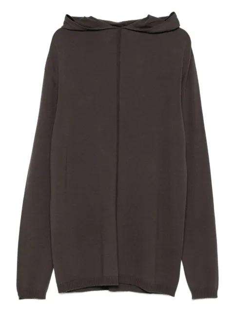 Rick Owens wool hoodie Brown RU02E1613M