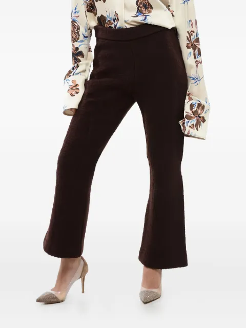 Jil Sander bouclé wool pants Black J03KA0169J20110