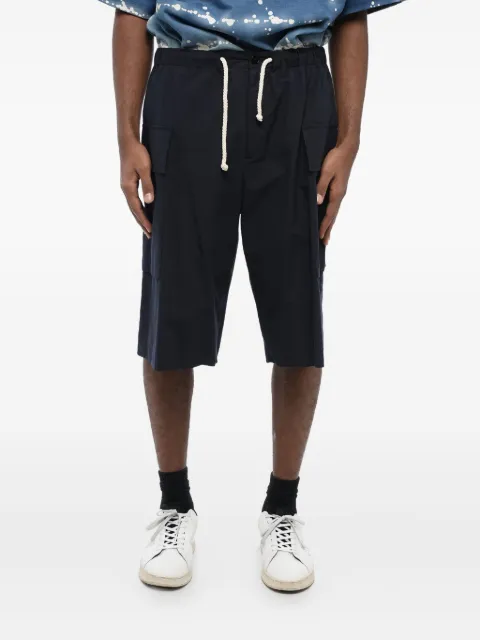 Jil Sander drawstring cargo shorts Black J47KA0118J45127