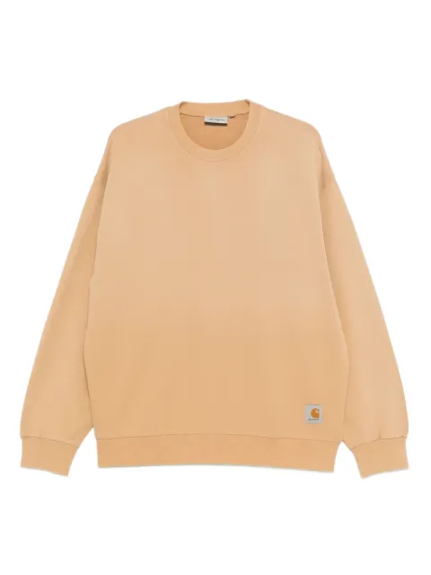Carhartt WIP Hudson crew-neck cotton sweatshirt Neutrals I035186