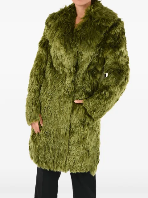 Maison Margiela wide-lapels coat Green S31AA0163SX998