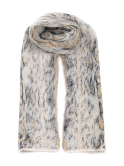 Forte Forte mottled-pattern scarf Neutrals 14167MYSCARF