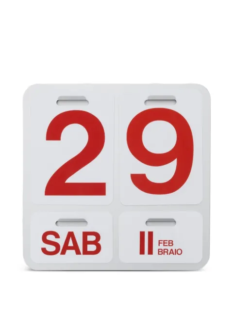 danese milano Formosa calendar (31.5cm x 31.5cm) Red DE3064A24I