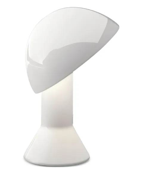 Martinelli Luce Elmetto mushroom-shaped ceramic table lamp (28cm x 22cm) White 685BI