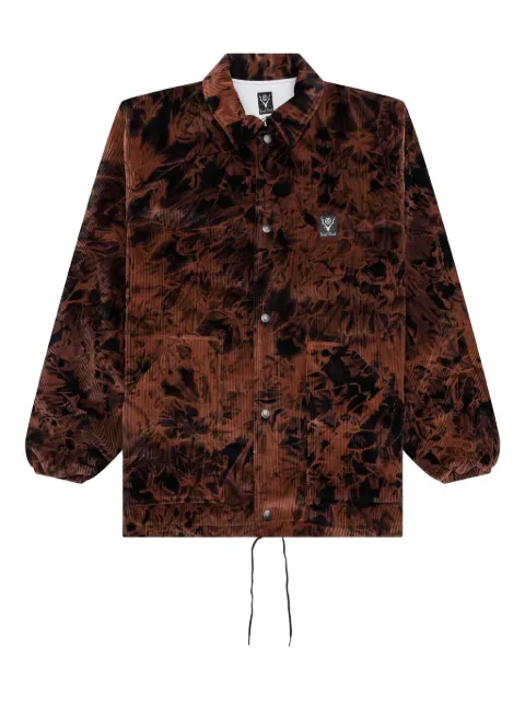 SOUTH2 WEST8 tie-dye pattern jacket Orange NS715A