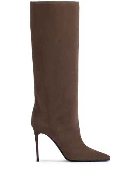 Le Silla 100mm Eva knee-high stiletto suede boots Brown 2100T090RCPPVEL