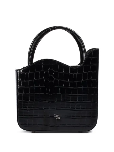 Le Silla Ivy crocodile-embossed mini bag Black 9980TBAGXXXXZAN