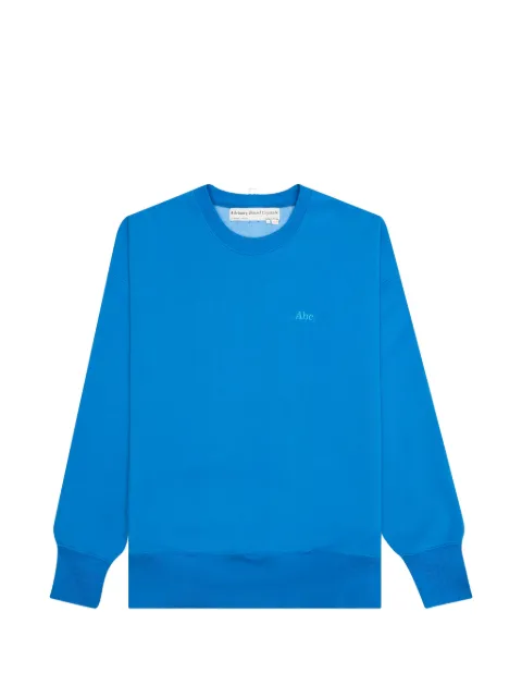 Advisory Board Crystals embroidered-logo sweatshirt Blue ABC123CNSS100CHA