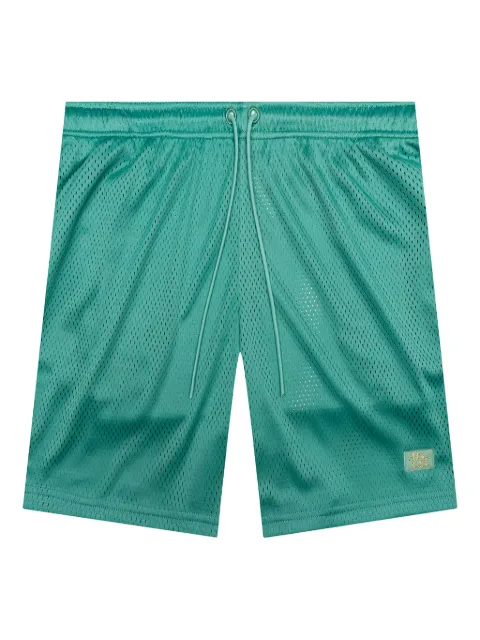 Advisory Board Crystals mesh drawstring shorts Green ABC123MSH100APA