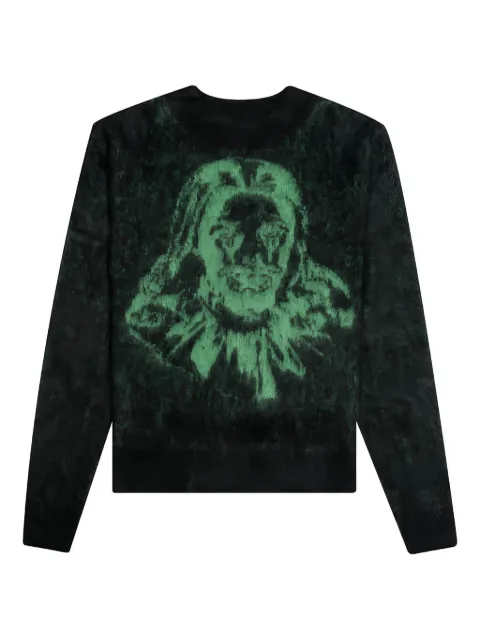 SAINT MXXXXXX clown-print sweater Black SMA220000072