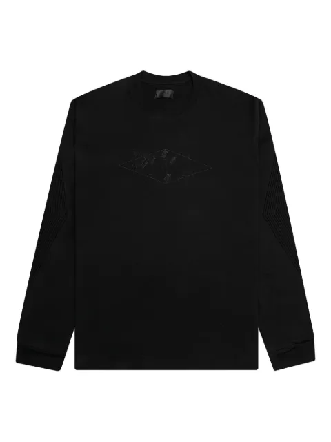 RTA 3D logo long-sleeve T-shirt Black MS22A8320049BTDLG