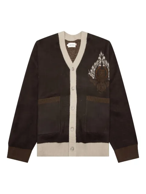 Honor The Gift jacquard wool cardigan Brown HTG230460BLK