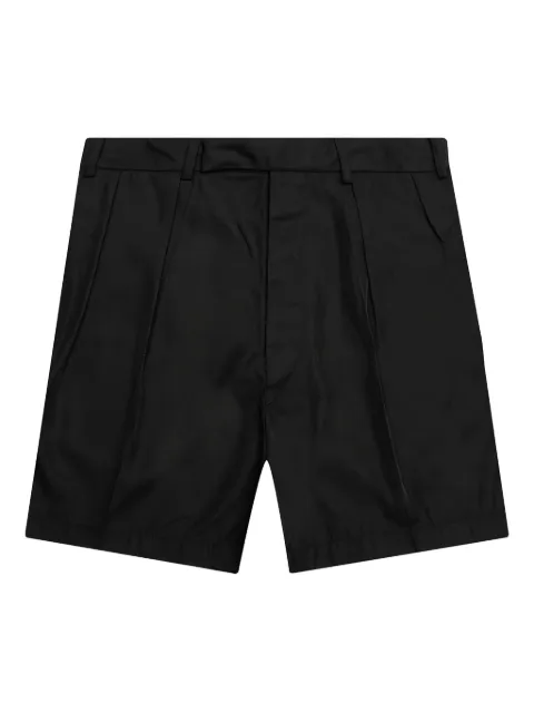 Raf Simons double-pleat shorts Black 221M3740099