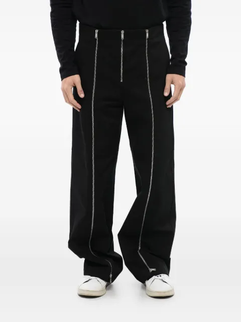 Jil Sander zip-detail trousers Black J21KA0175J45197