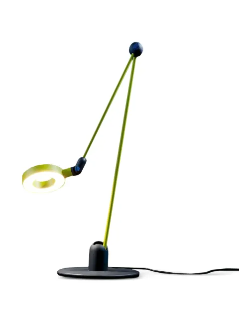 Martinelli Luce L'Amica adjustable-arm ring-light desk lamp (115cm x 12cm) Green 736LVE