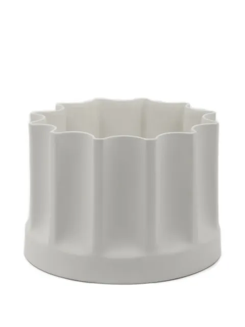 danese milano Bambù fluted vase White DE3086E10