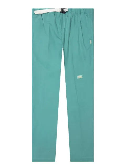 Advisory Board Crystals Studio Work Apatite embroidered-number drawstring trousers Blue ABC123WPLW100APA