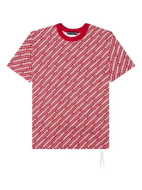 Mastermind World skull logo-print T-shirt Red MW20S04SW064012RED