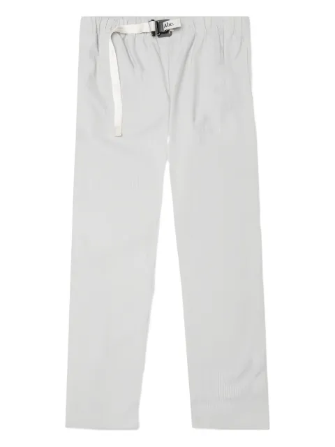 Advisory Board Crystals buckle-fastening embroidered trousers Grey ABC123WP100CLO
