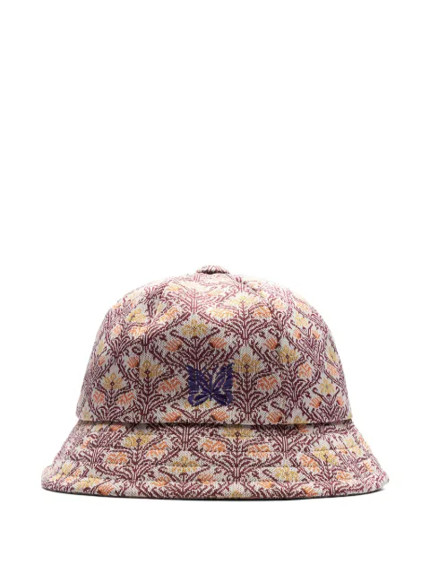 Needles arabesque-pattern bucket hat Red MR070ARAB