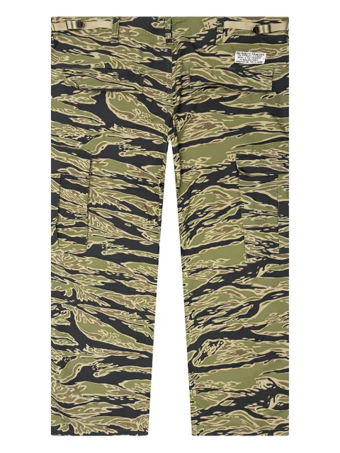WACKO MARIA tiger camo-print six-pocket trousers Green 24FWWMPPT04