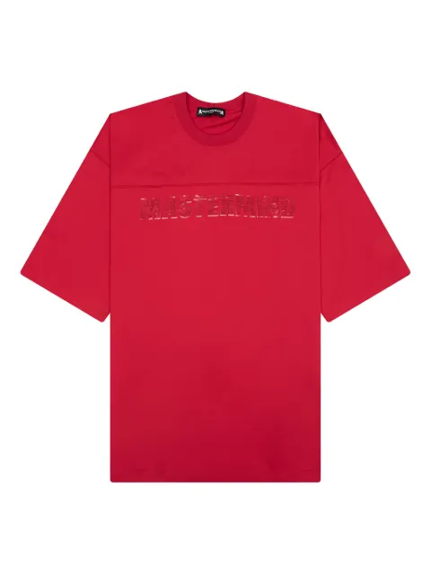 Mastermind World Football crew-neck T-shirt Red MW25S14TS026603