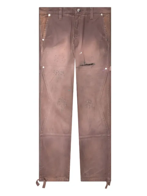 RHUDE patch-pockets trousers Brown RHFW23PA11320671ESP