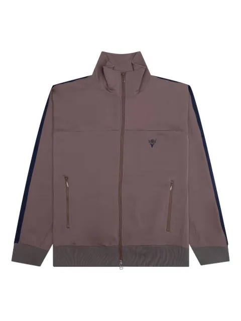 SOUTH2 WEST8 embroidered-logo jacket Brown LQ773A