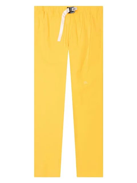 Advisory Board Crystals logo-patch trousers Yellow ABC123WP200