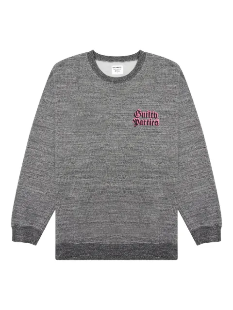 WACKO MARIA graphic-print crew-neck sweatshirt Grey 21FWEWMCSS02