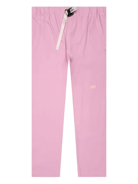 Advisory Board Crystals buckle-embellished trousers Pink ABC123WPLW100MOR